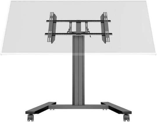 Multibrackets M Public Display Stand 110 HD Tilt & Table Βάση Τηλεόρασης Δαπέδου έως 55" και 80kg Μαύρο
