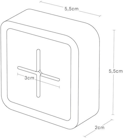 Yamazaki Стелаж Баня Единична Подов ​5.5x5.5см Прозрачна