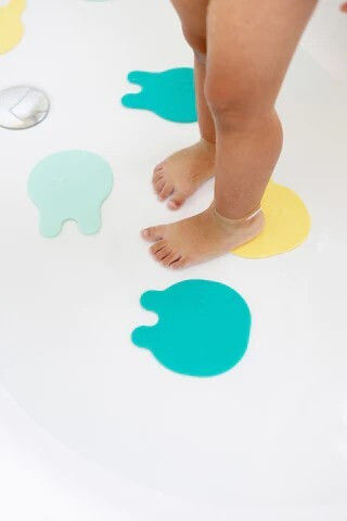 Quut Baby Bath Non-slips Green 8pcs