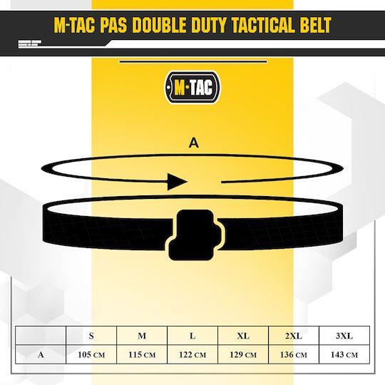 M-Tac Curea Curea Militară Tactic Kaki 40mm