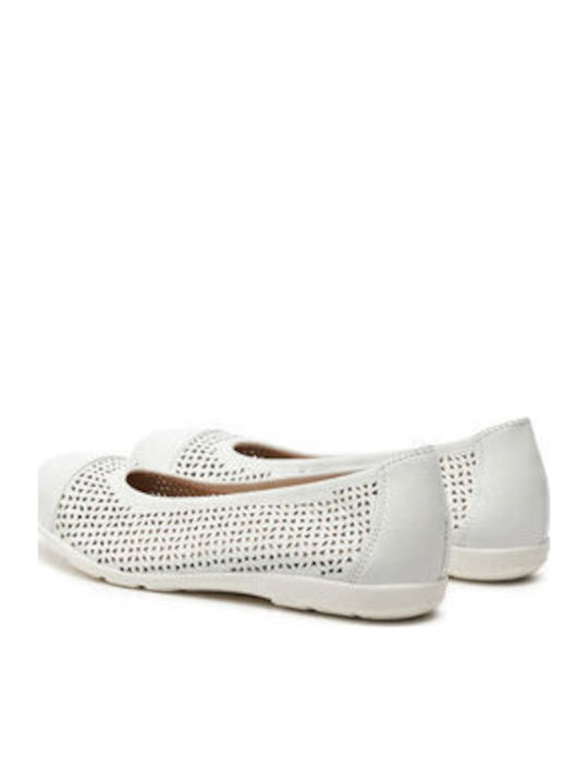 Damen Ballerinas in Weiß Farbe