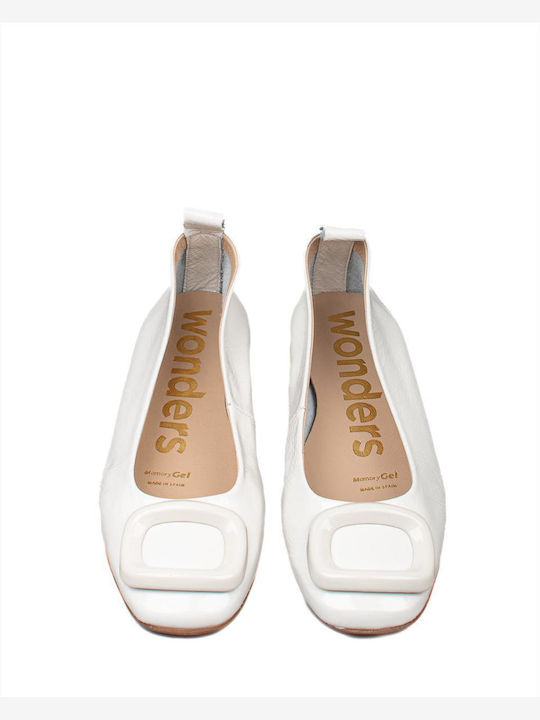 Damen Ballerinas in Weiß Farbe