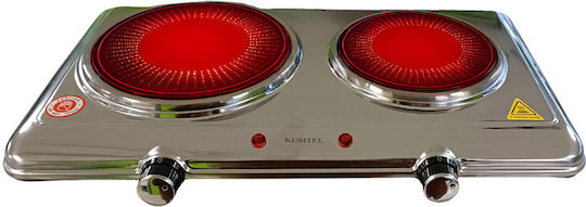 Kumtel Countertop Burner Keramik Double Gray
