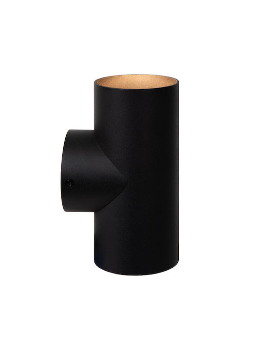 Lucide Lightning Διπλό Σποτ με Ντουί GU10 σε Μαύρο Χρώμα