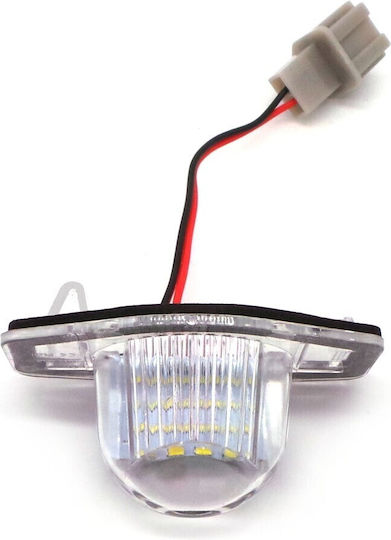 Honda License Plate Lamps Led 2x650lm, Set Of 2 Pcs