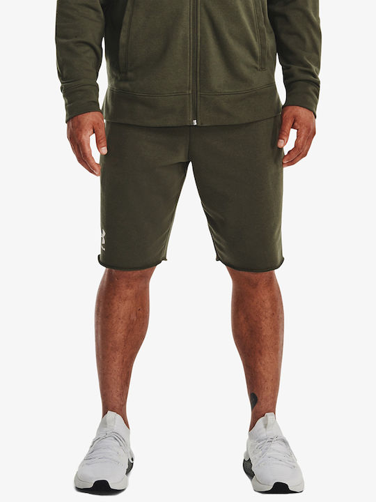 Rival Terry Men's Athletic Shorts Cypress Green