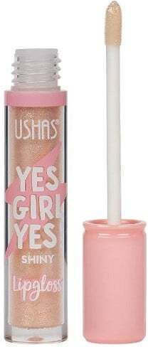 Shiny Lipgloss, Ushas, Yes Girl Yes, Shiny Lipgloss, Beige, 02