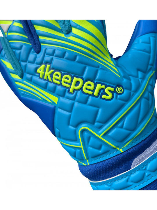 4Keepers Torwarthandschuhe Kinder Blau
