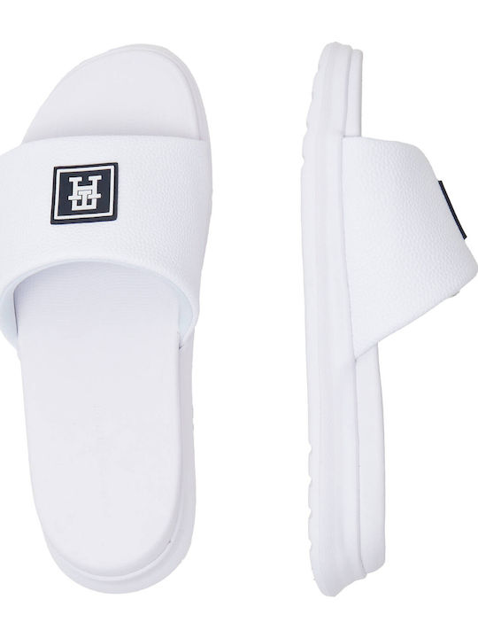 Slapi Bărbați Slides Albi