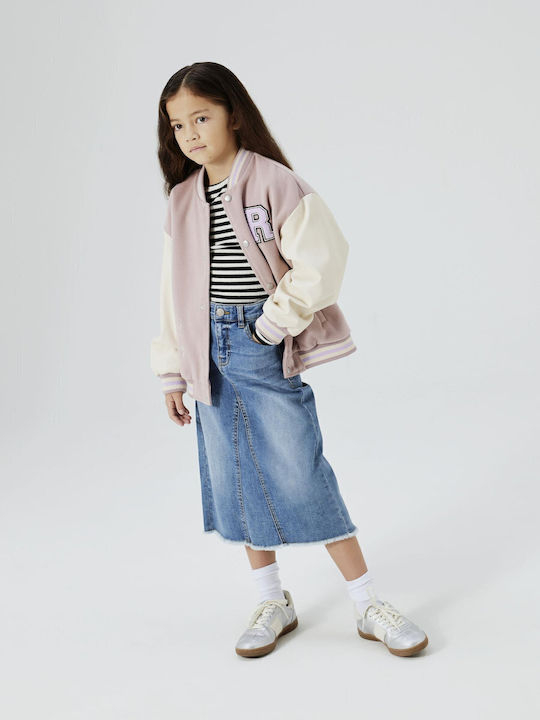 Kids' Denim Skirt Blue