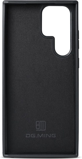 Θήκη Samsung Galaxy S24 Ultra 5g Dg.ming Pu Leather Sockproof Series Πλάτη Από Σκληρό Πλαστικό Με Επένδυση Δερματίνης Καφέ Σκούρο