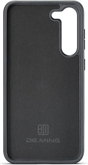 Θήκη Samsung Galaxy S24 5g Dg.ming Pu Leather Sockproof Series Πλάτη Από Σκληρό Πλαστικό Με Επένδυση Δερματίνης Μαύρο