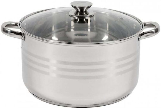Heinner Deep Stainless Steel Pot 12lt / 30cm Heinner Deep Stainless Steel Pot 12lt / 30cm