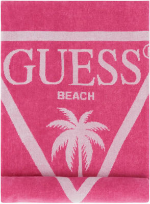 Guess Kids Beach Towel Pink 140x70cm