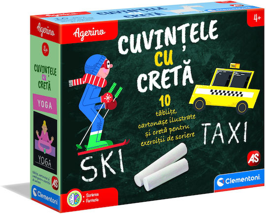 Clementoni Λέξεις Κιμωλίας Joc Educațional de Cunoștințe pentru 4+ ani Ani