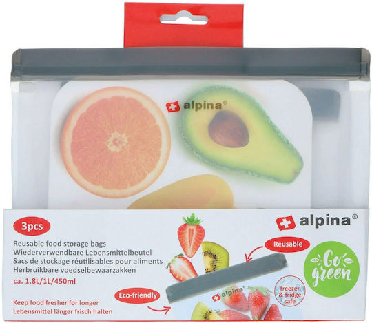 Alpina Appliances Μικρές Σακούλες Τροφίμων 3τμχ