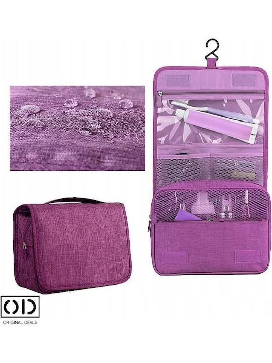 Geantă cosmetică pentru depozitarea și transportul produselor de îngrijire personală și a machiajului, cremelor, rujurilor, 42 X 24 X 9 Cm, Grena, Oferte originale