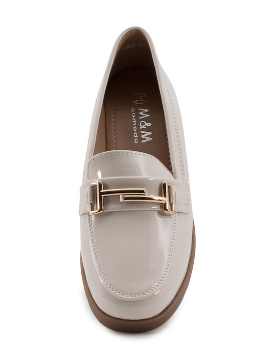 Дамски Loafers в Бежов Цвят