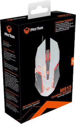 Meetion M915 RGB Gaming Mouse White