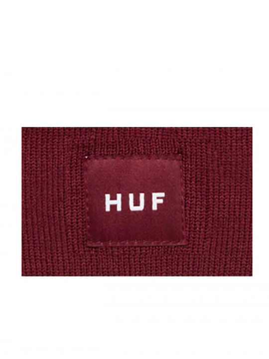 Unisex Set with Beanie Knitted in Purple color
