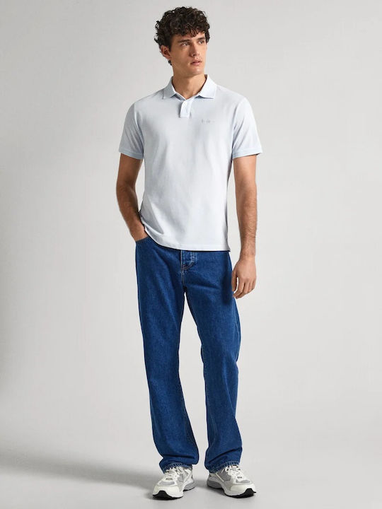 Pepe Jeans Drop Men's Blouse Polo Ciel