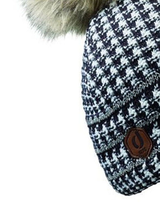 Beanie Frauen Beanie Gestrickt in Schwarz Farbe