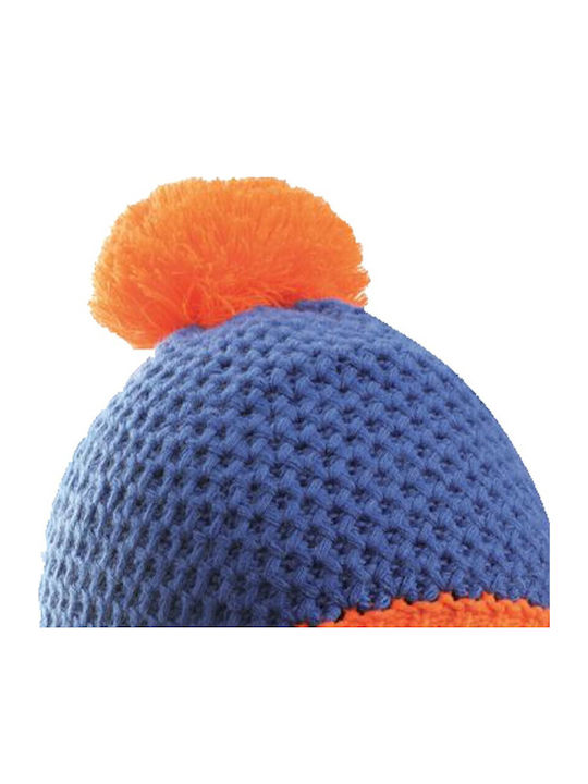 Beanie Γυναικείος Σκούφος Πλεκτός σε Μπλε χρώμα