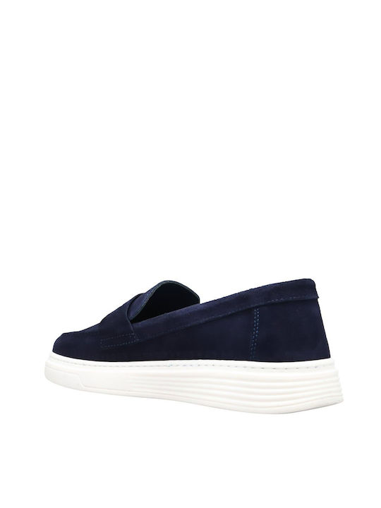 23551 Sue Μοκασινια & Loafers Haralas - Ocean Blue - Καστόρι