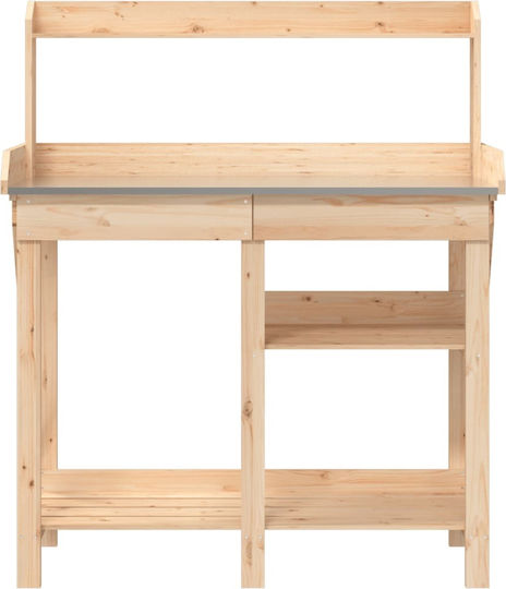vidaXL Blumentopf-Regal Holz Braun 110cmx45cmx125cmcm.