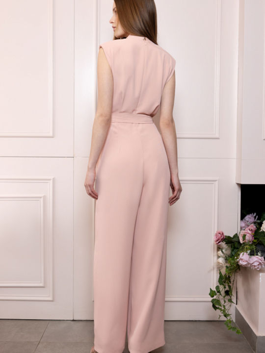 De Damă Fără mâneci Salopetă Pink