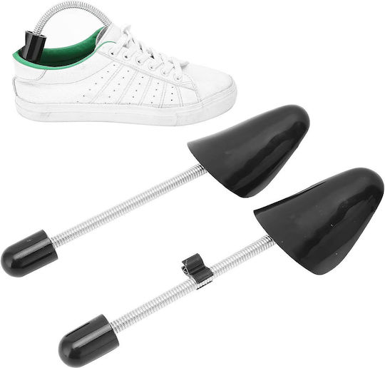 Set Of 2 Shoe Wedges, Zola®, Solid Plastic, Adjustable, Size 35-41, Black