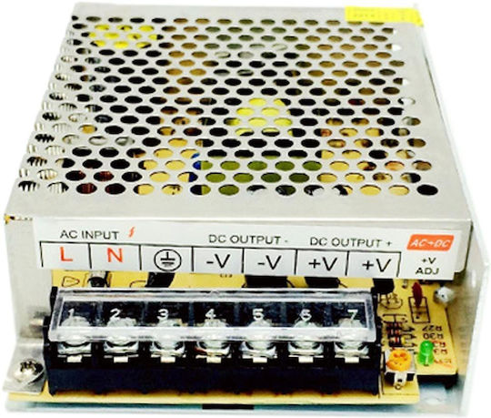 Τροφοδοτικό LED IP20 Ισχύος 60W με Τάση Εξόδου 12V