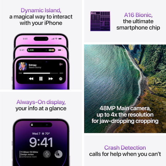 Apple iPhone 14 Pro Max (6GB/256GB) Deep Purple