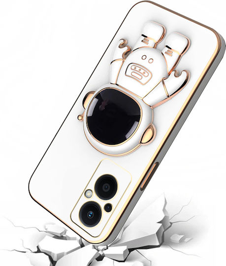Back Cover Σιλικόνης Λευκό (Oppo Reno7 Lite)