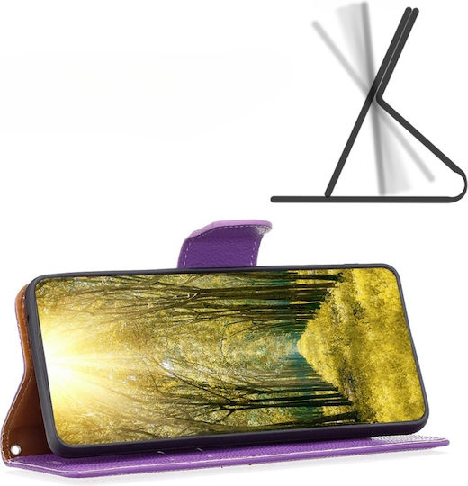 Wallet Synthetic Leather Purple (Galaxy A54)