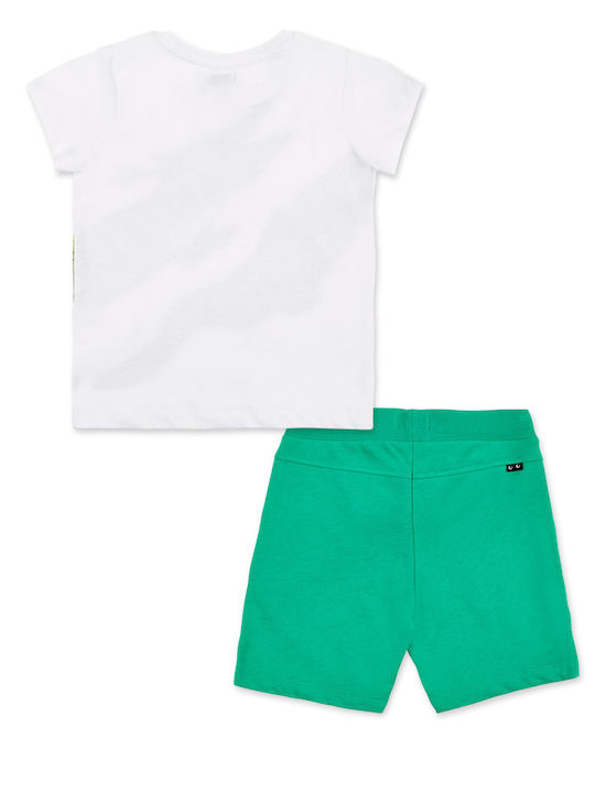 Nath Kids Kids Set with Shorts Summer 2pcs White