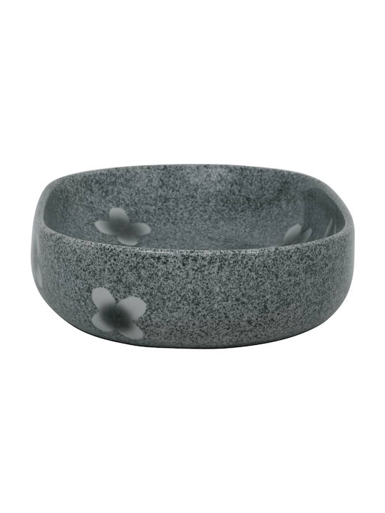 vidaXL Aufgesetztes Waschbecken Keramik 59x40x14cm Blue