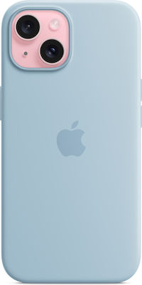 Apple Back Cover Silicone Light Blue (iPhone 15)