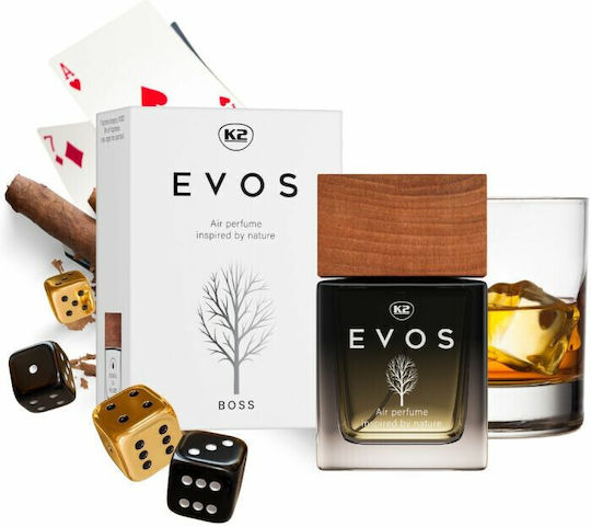K2 Fragrance Spray Evos with Fragrance Boss 50ml