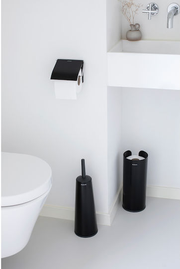 Brabantia Set Accesorii Pentru Baie Metalic Negru 3 Bucăți Brabantia Set Accesorii Pentru Baie Metalic Negru 3 Bucăți