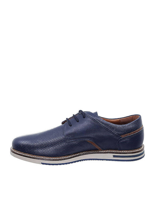 Men's Anatomic Leather Casual Shoes Blue