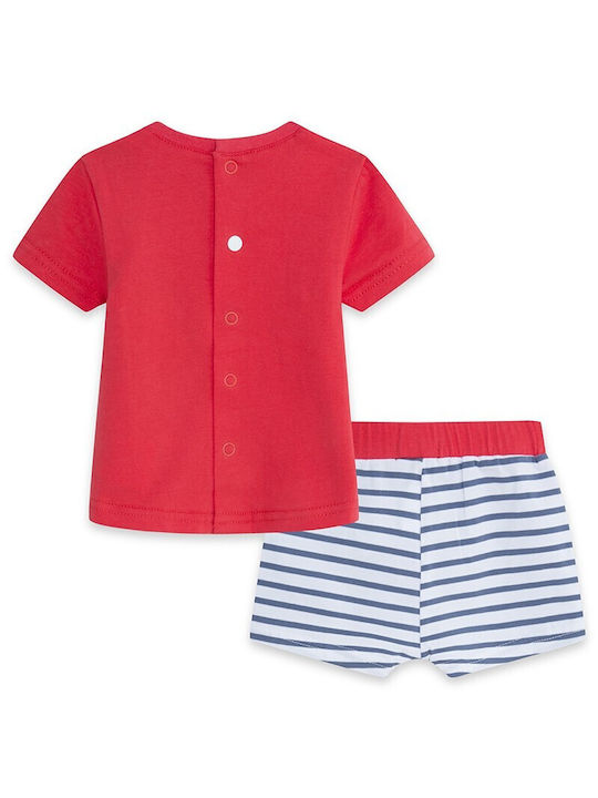 SET DE 2 TRICOURI ȘI PANTALONI SCURȚI ROȘU MINIBEACH BĂIAT CANADA CASA 22333530