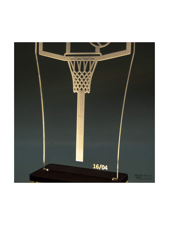 World Of Wood - Φωτιστικό Led "basketball" W00876