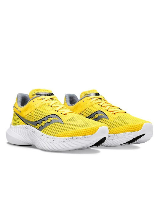 Saucony Kinvara 14 Sport Shoes Running Yellow / Grey