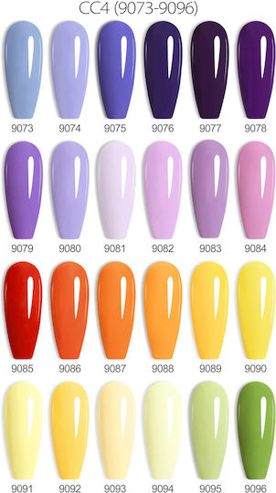 Canni Semi-Permanent Nail Polish 9074 9ml 1pcs