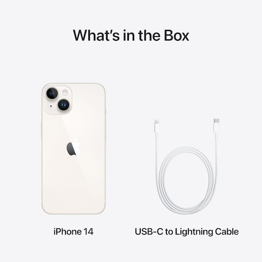 Apple iPhone 14 (6/512GB) Starlight | Skroutz Romania
