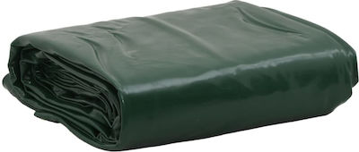 vidaXL Round Waterproof Tarpaulin 600gr/m² with Diameter 3m. Heavy Duty Green