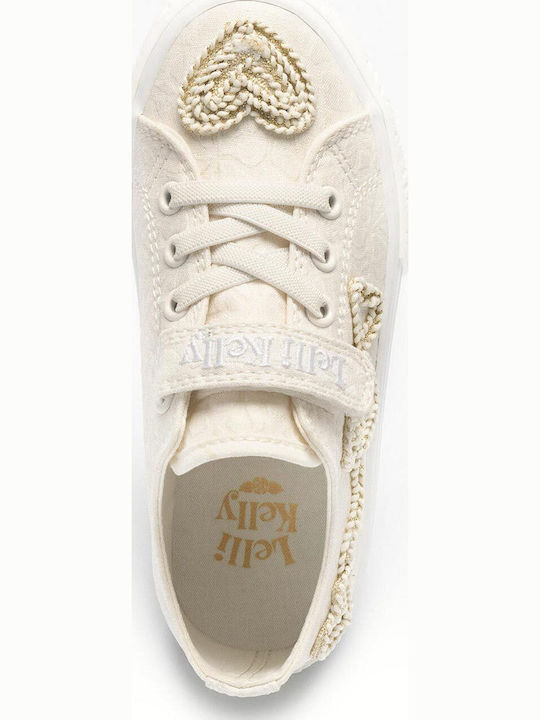 Sharon Low Bianco Kids Sneakers with Scratch White