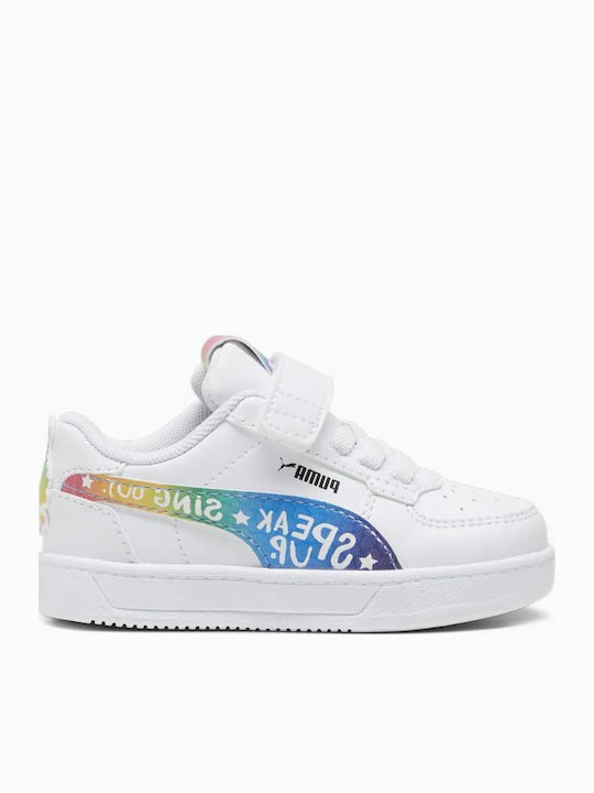 Caven 2.0 Kids Sneakers With Hoop & Loop Closure White