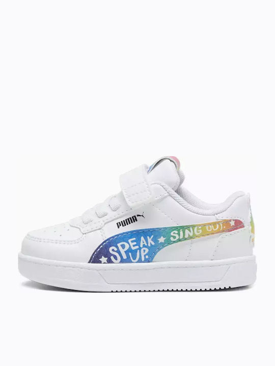 Caven 2.0 Kids Sneakers With Hoop & Loop Closure White